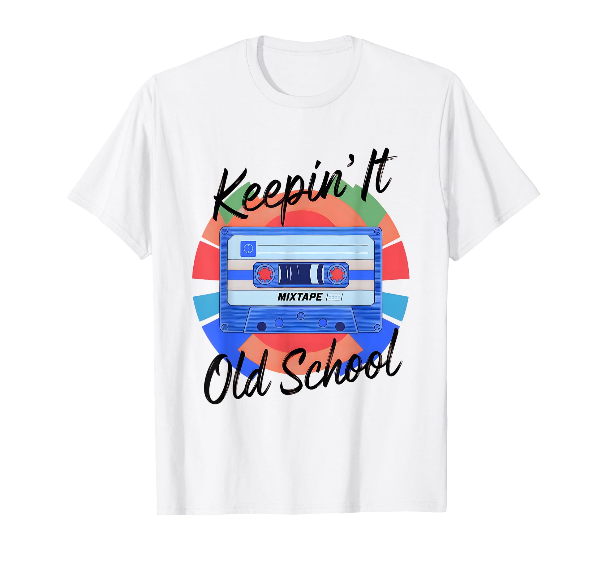 Old School Hip Hop 80S 90S Cassette T-Shirt - Minimalist Print for Adults - T-Shirt, Sweatshirt, Hoodie