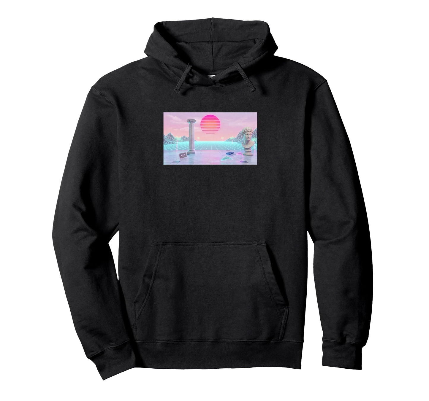 Vaporwave Aesthetic Trippy Vapor Wave Hoodie - Streetwear Style Men Women - T-Shirt, Sweatshirt, Hoodie