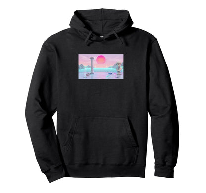 Vaporwave Aesthetic Trippy Vapor Wave Hoodie - Streetwear Style Men Women - T-Shirt, Sweatshirt, Hoodie