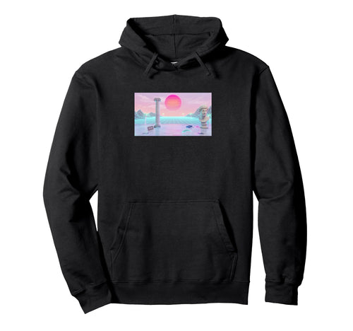 Vaporwave Aesthetic Trippy Vapor Wave Hoodie - Streetwear Style Men Women - T-Shirt, Sweatshirt, Hoodie