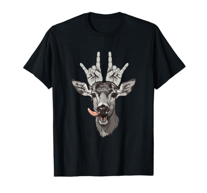 Rock And Roll Deer Festival Party Fun T-Shirt - Novelty Apparel Unisex - T-Shirt, Sweatshirt, Hoodie