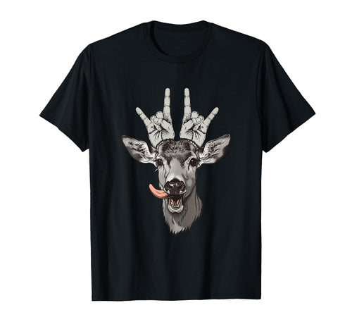 Rock And Roll Deer Festival Party Fun T-Shirt - Novelty Apparel Unisex - T-Shirt, Sweatshirt, Hoodie