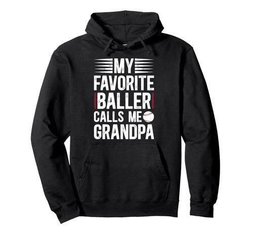 Proud Baseball Grandpa Baseball Player Hoodie - Custom Art Print Men Women - T-Shirt, Sweatshirt, Hoodie