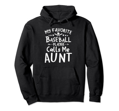 My Favorite Baseball Player Calls Me Hoodie - Unique Graphic for Adults - T-Shirt, Sweatshirt, Hoodie