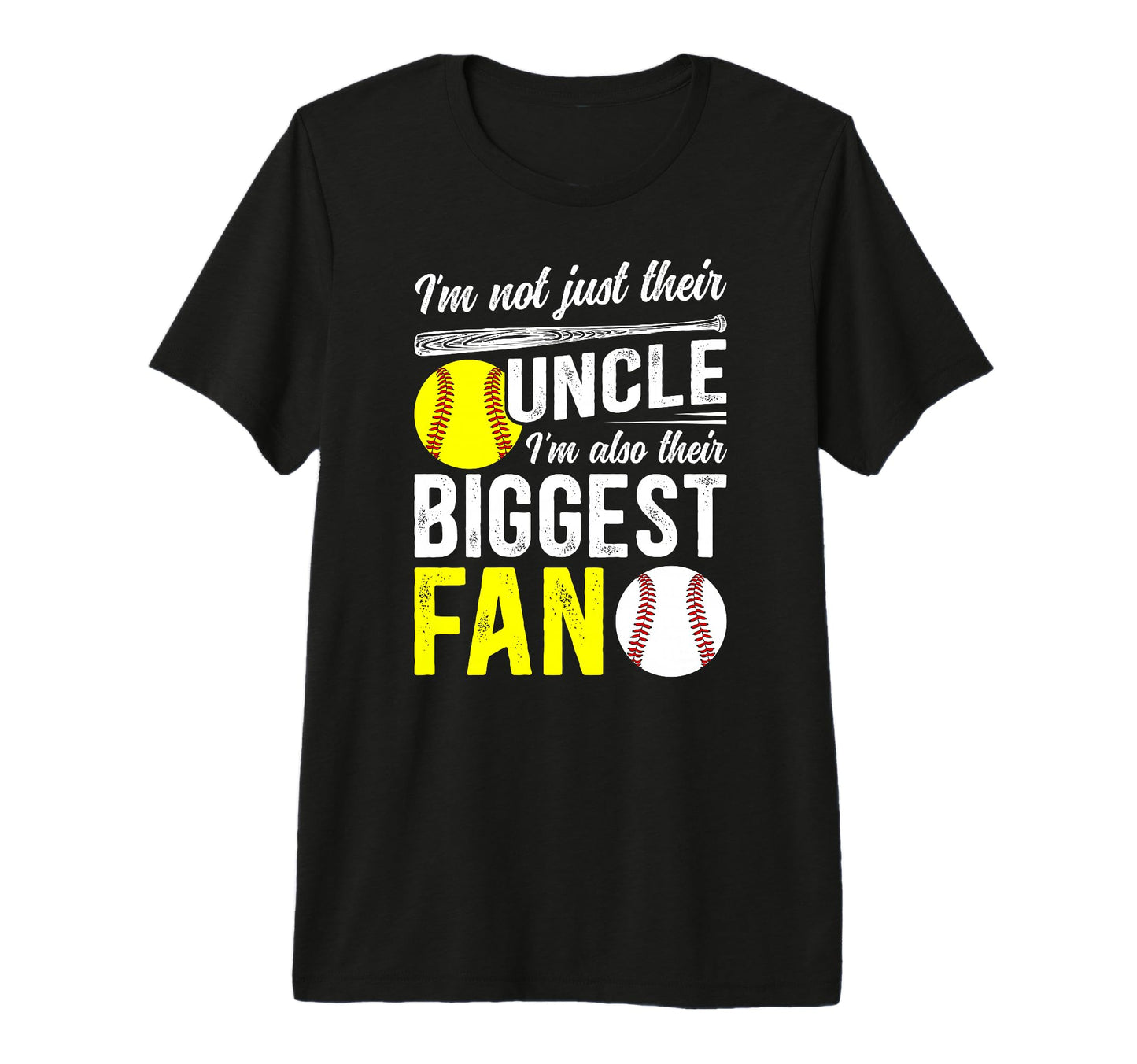 Mens Their Biggest Fan Baseball T-Shirt - Novelty Apparel for Adults - T-Shirt, Sweatshirt, Hoodie