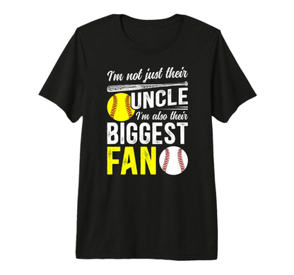 Mens Their Biggest Fan Baseball T-Shirt - Novelty Apparel for Adults - T-Shirt, Sweatshirt, Hoodie