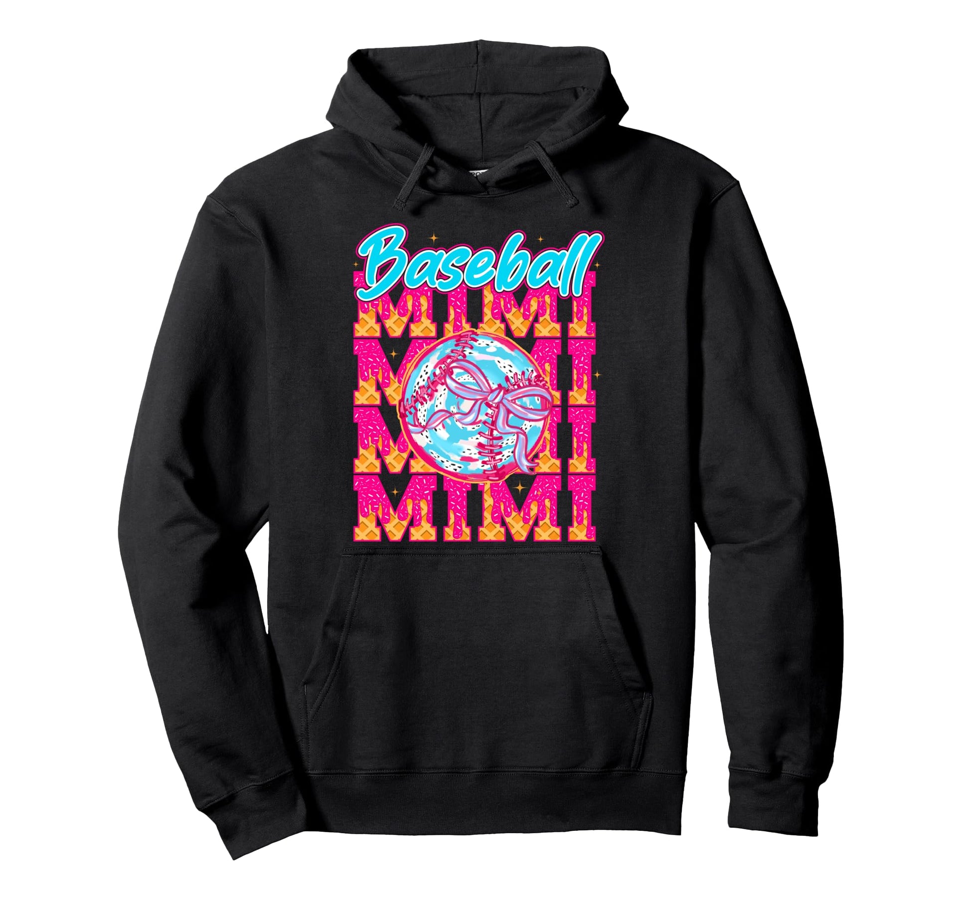 Baseball Drip Mimi Ice Cream Drip Hoodie - Streetwear Style Men Women - T-Shirt, Sweatshirt, Hoodie