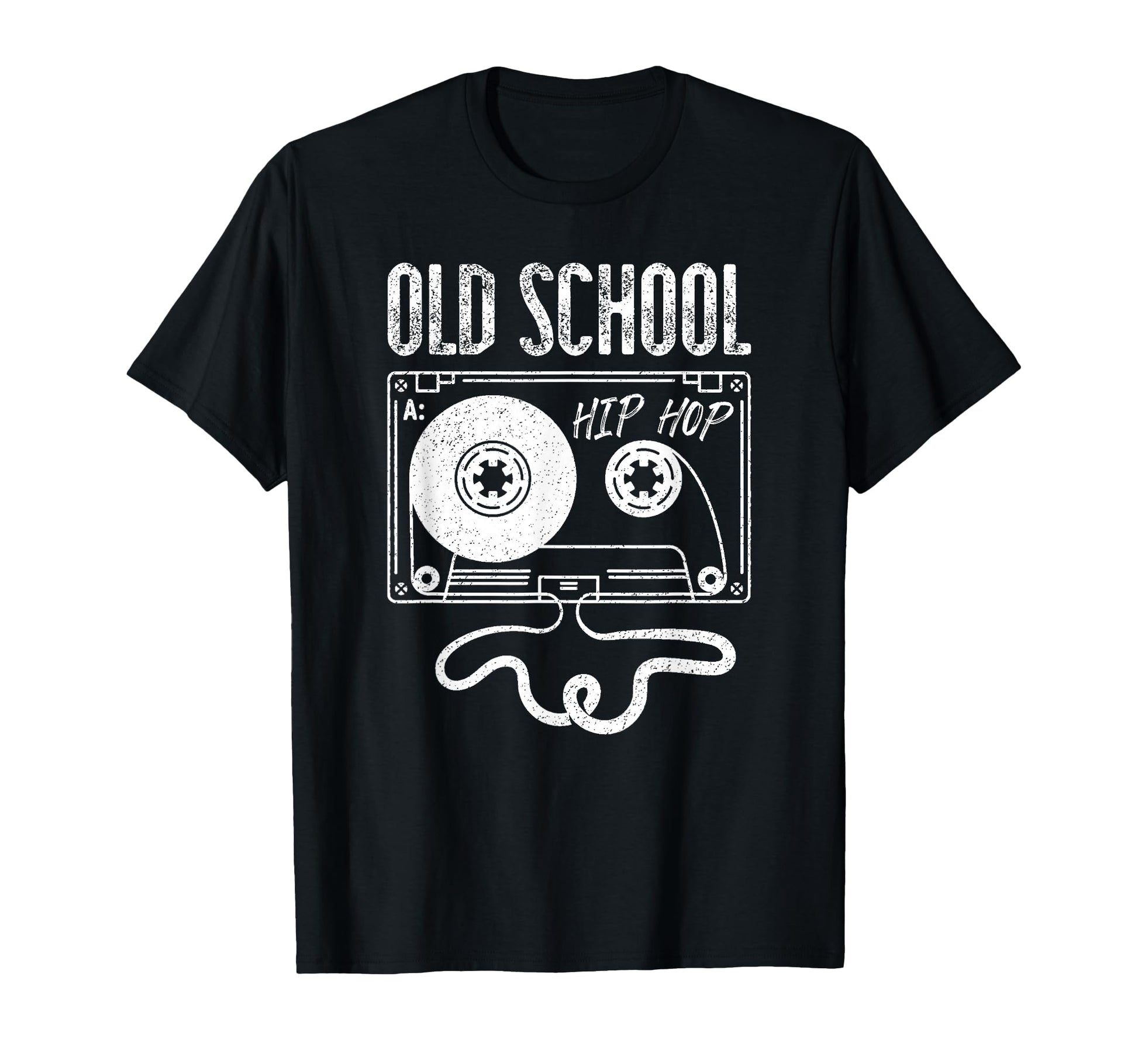 Cassette Tape Old School Hip Hop T-Shirt - Custom Art Print Men Women - T-Shirt, Sweatshirt, Hoodie