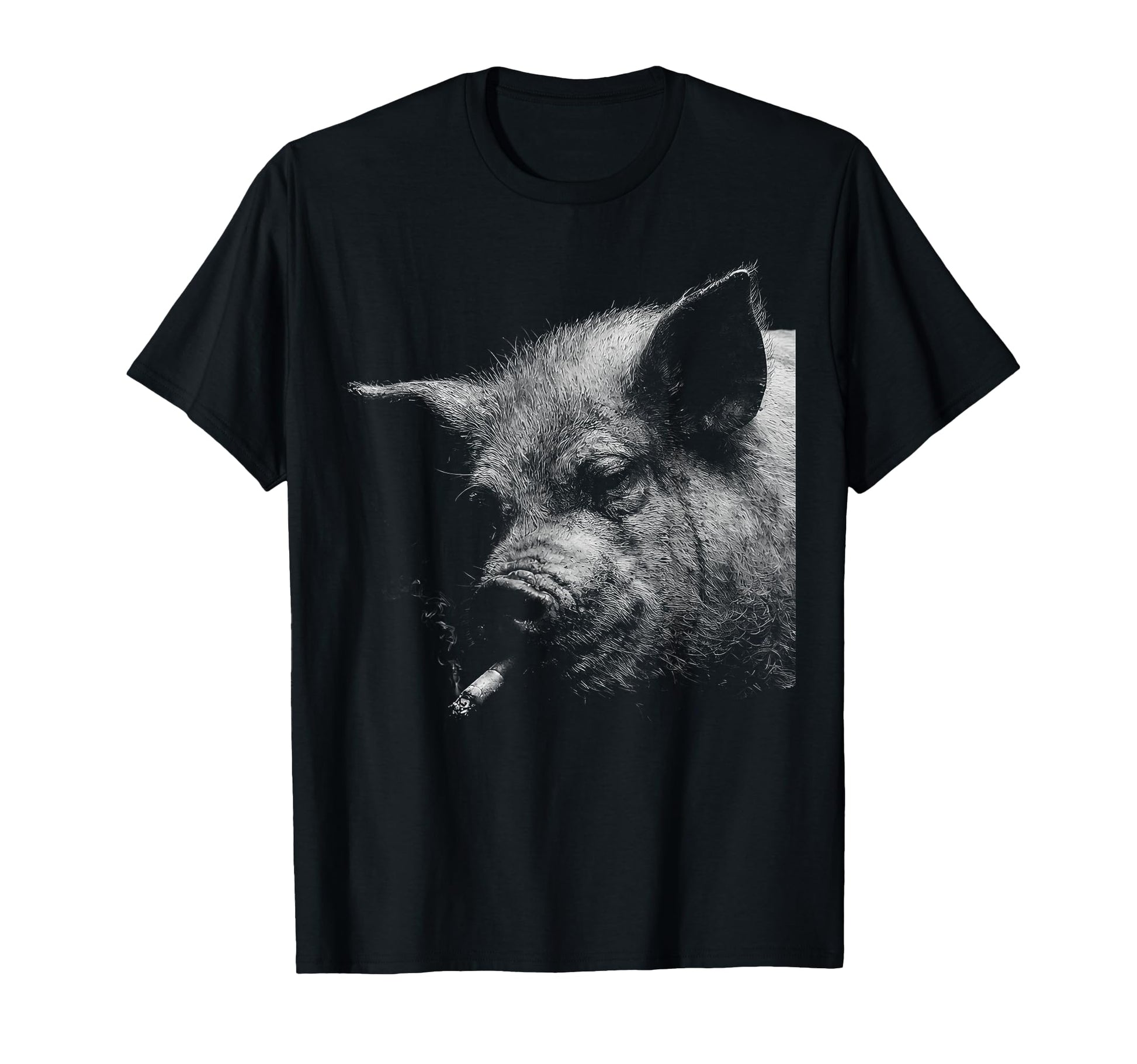 Grunge Cigarette Pig Meme 90S Smoking T-Shirt - Unique Graphic for Adults - T-Shirt, Sweatshirt, Hoodie