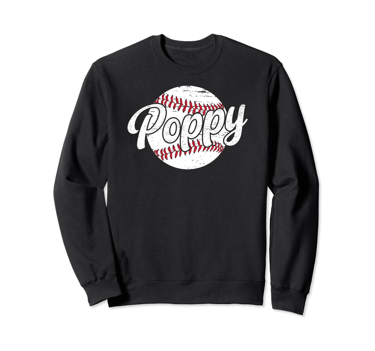Poppy Proud Baseball Poppy Baseball Sweatshirt - Graphic Print Men Women - T-Shirt, Sweatshirt, Hoodie