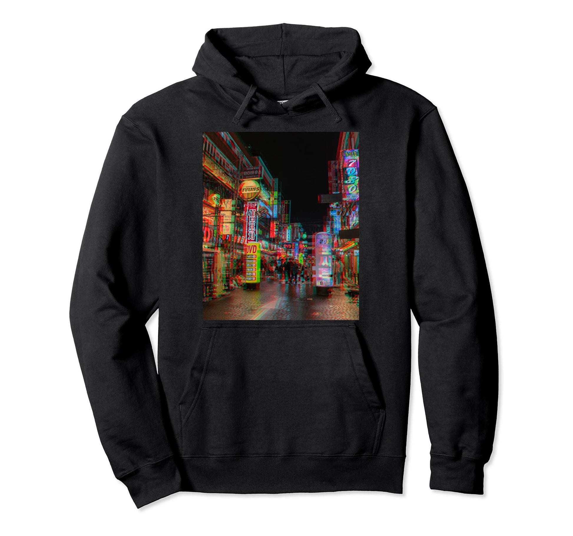Vaporwave Glitch Aesthetic Japan Tokio Hoodie - Unique Graphic for Adults - T-Shirt, Sweatshirt, Hoodie