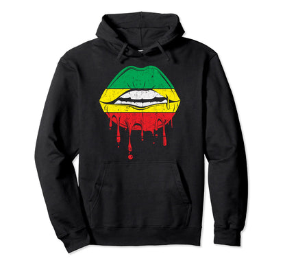 Jamaica Reggae Music Rasta Pride Peace Hoodie - Fun Novelty Design Unisex - T-Shirt, Sweatshirt, Hoodie
