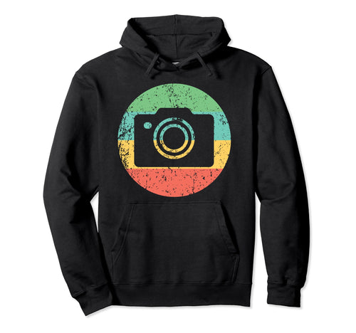 Photographer Camera Hoodie - Fun Novelty Design Men Women - T-Shirt, Sweatshirt, Hoodie