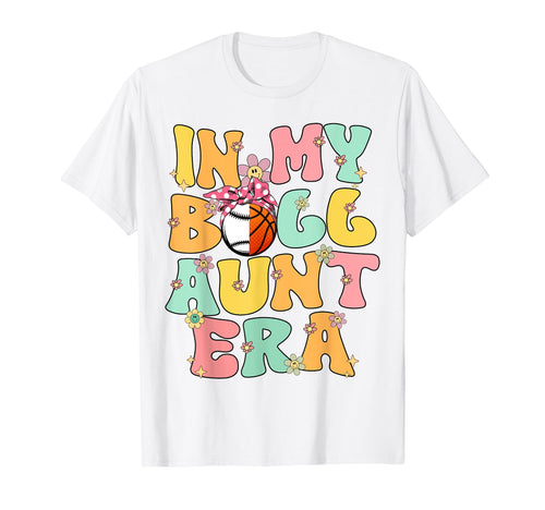 My Ball Aunt Era Groovy Baseball T-Shirt - Casual Everyday Wear Unisex - T-Shirt, Sweatshirt, Hoodie