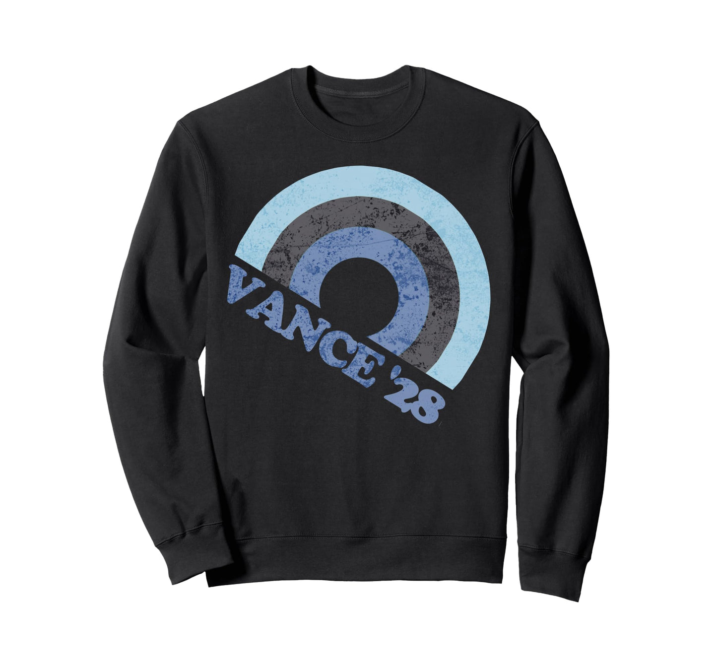 Vance 2028 Blue Rainbow Republican Sweatshirt - Streetwear Style for Adults - T-Shirt, Sweatshirt, Hoodie