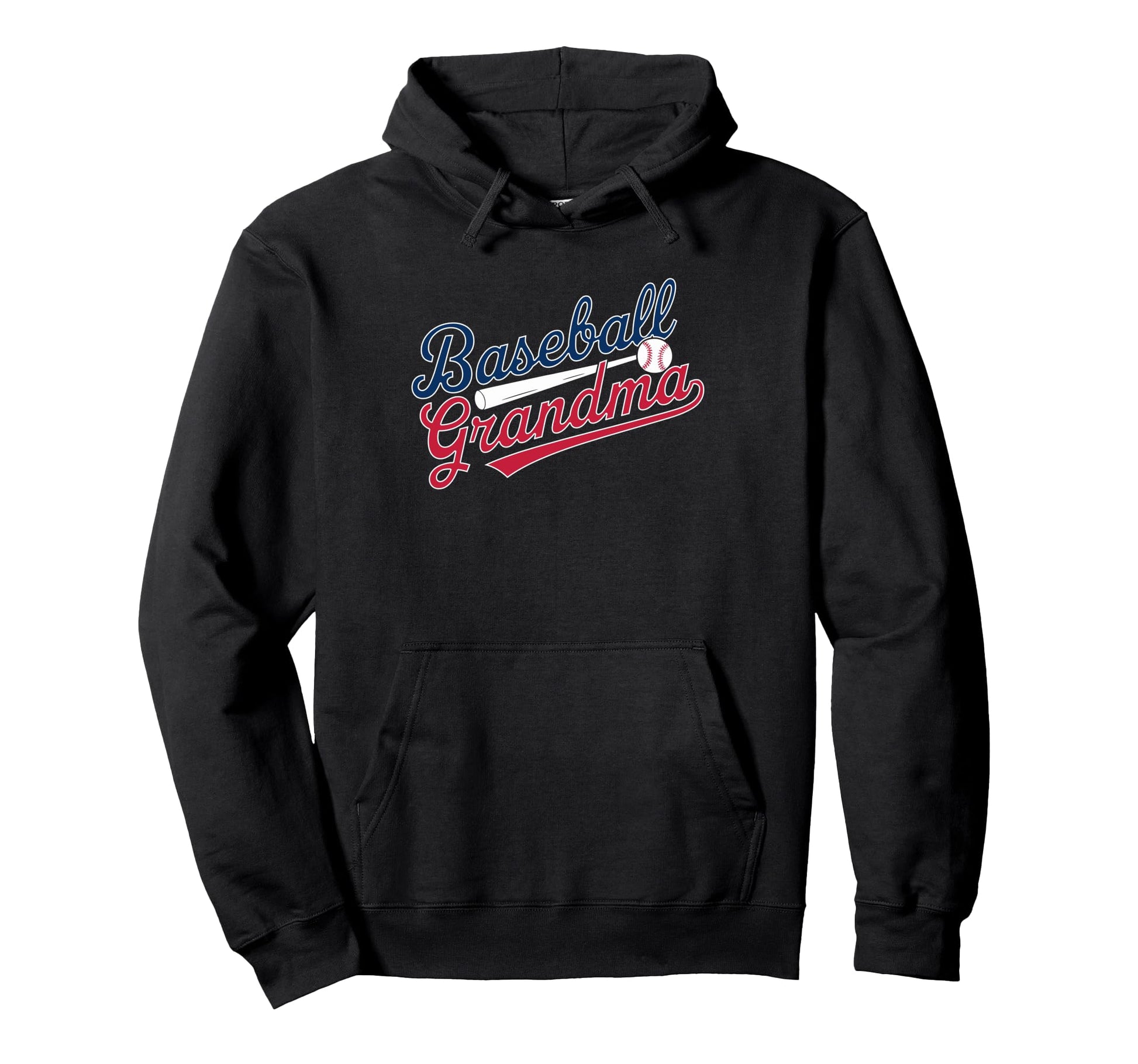 Baseball Grandma Hoodie - Fun Novelty Design Men Women - T-Shirt, Sweatshirt, Hoodie