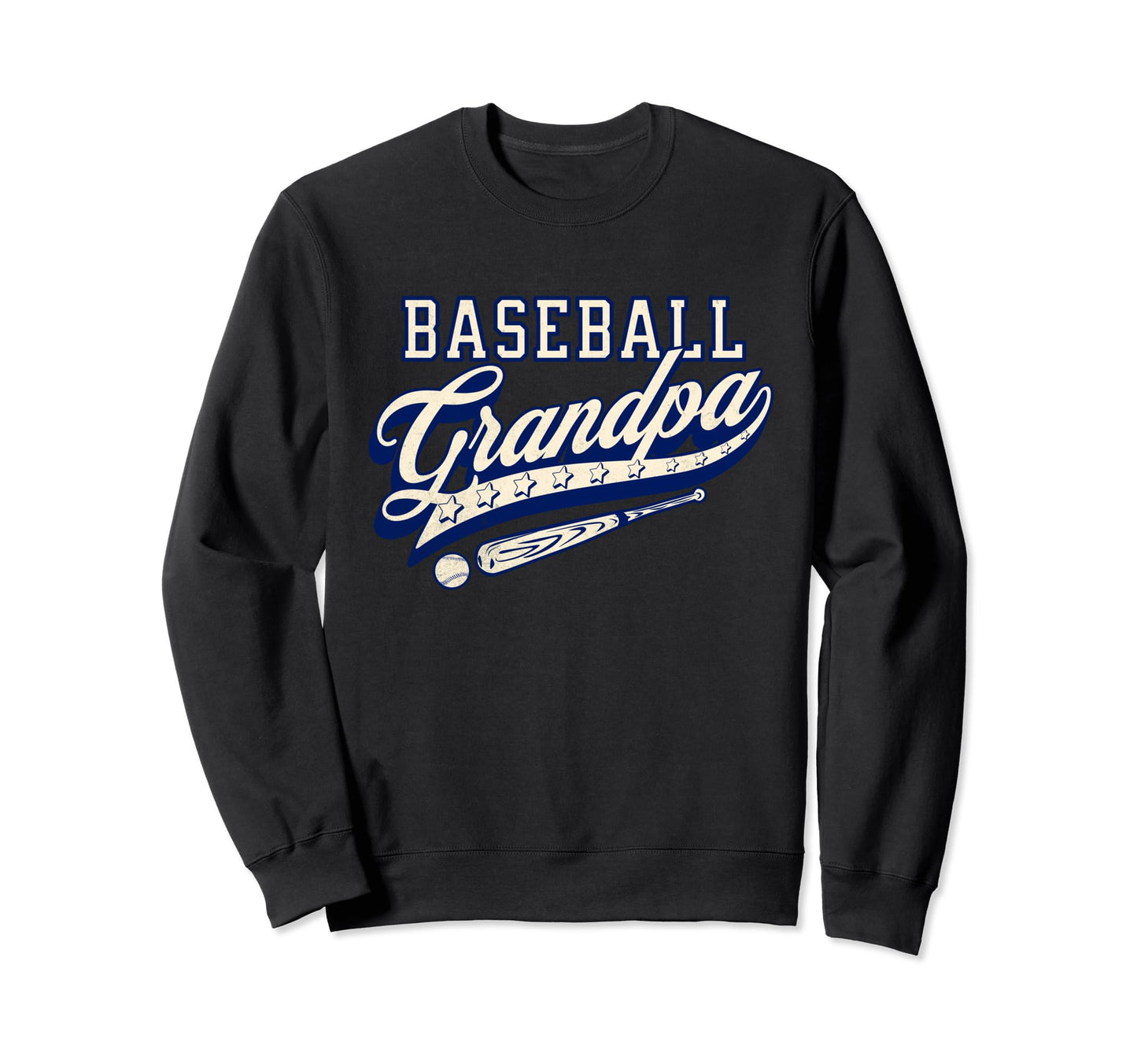 Baseball Grandpa Best Sweatshirt - Aesthetic Graphic for Adults - T-Shirt, Sweatshirt, Hoodie