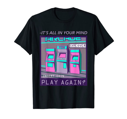 Its All Your Mind Vaporwave T-Shirt - Casual Everyday Wear for Adults - T-Shirt, Sweatshirt, Hoodie