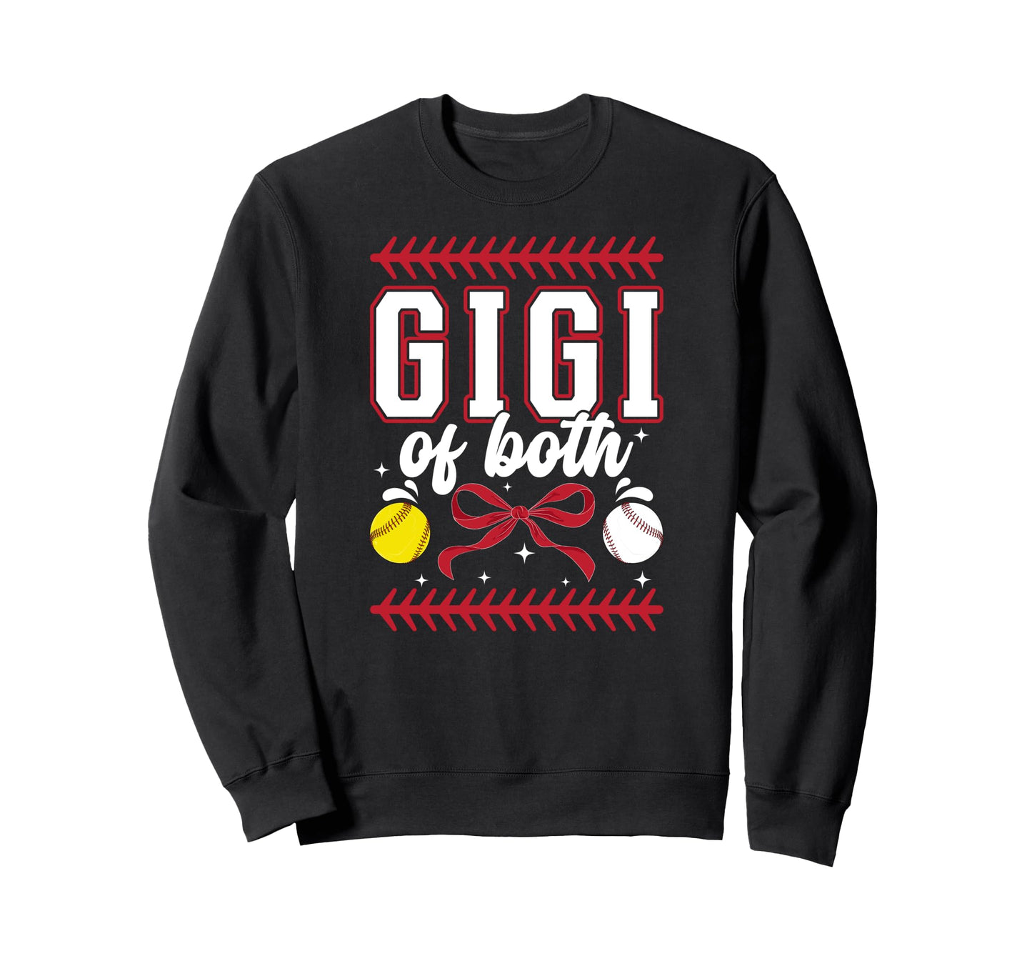 Gigi Both Coquette Baseball Softball Sweatshirt - Aesthetic Graphic Unisex - T-Shirt, Sweatshirt, Hoodie