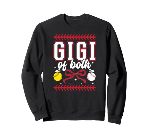 Gigi Both Coquette Baseball Softball Sweatshirt - Aesthetic Graphic Unisex - T-Shirt, Sweatshirt, Hoodie