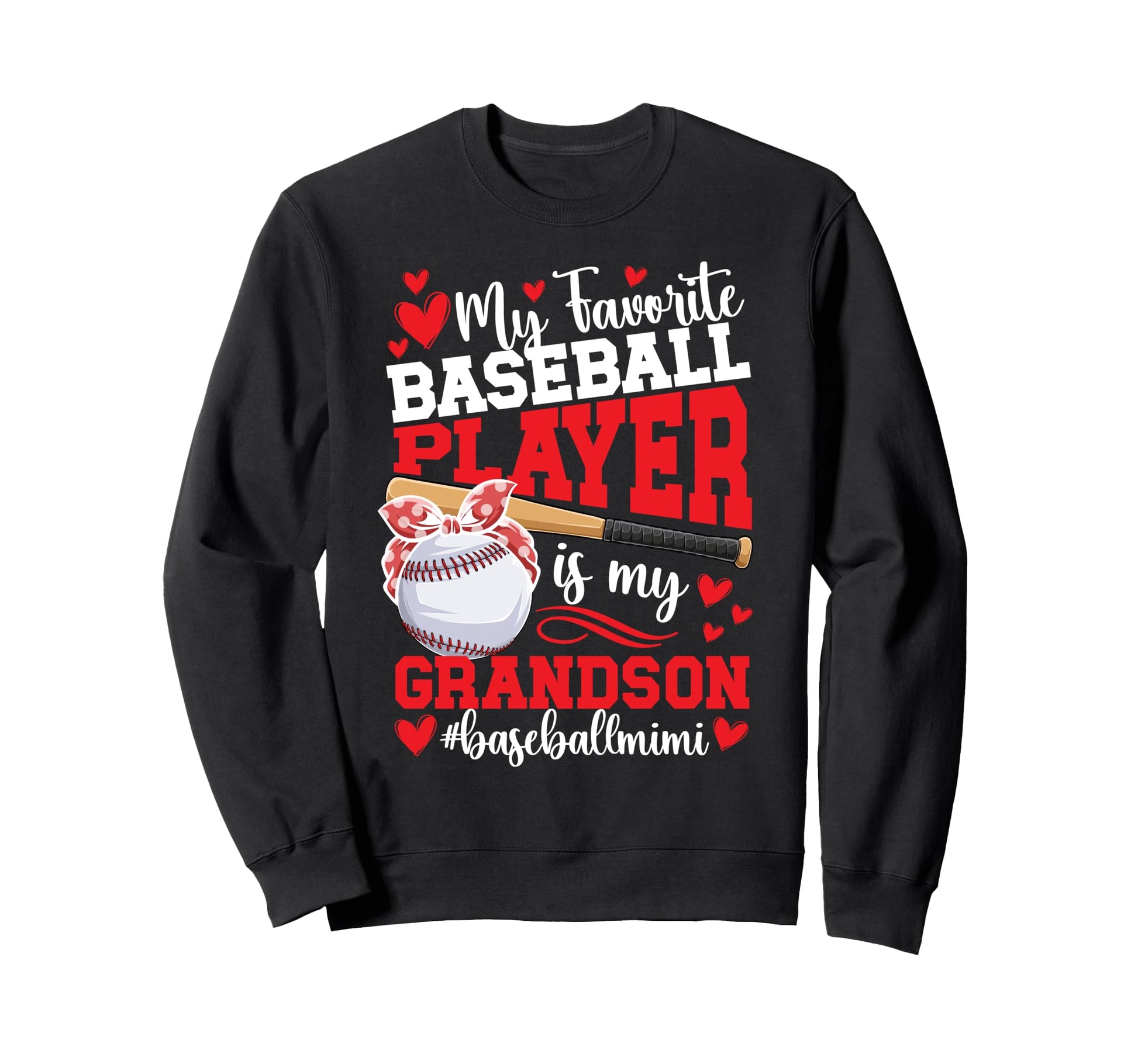 Baseball Mimi Grandma Proud Baseball Sweatshirt - Trendy Graphic Men Women - T-Shirt, Sweatshirt, Hoodie
