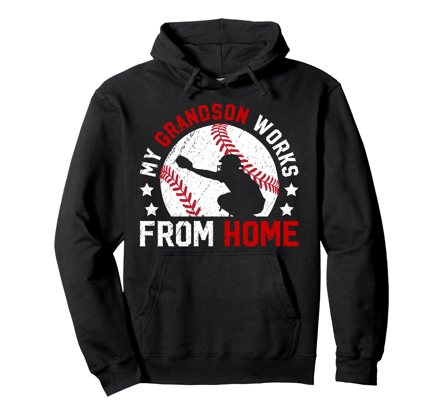 Funny Baseball Catcher Grandma Baseball Hoodie - Trendy Graphic for Adults - T-Shirt, Sweatshirt, Hoodie
