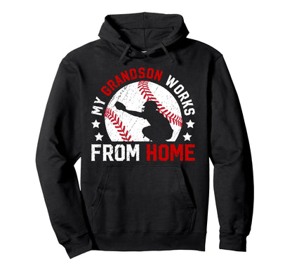 Funny Baseball Catcher Grandma Baseball Hoodie - Trendy Graphic for Adults - T-Shirt, Sweatshirt, Hoodie