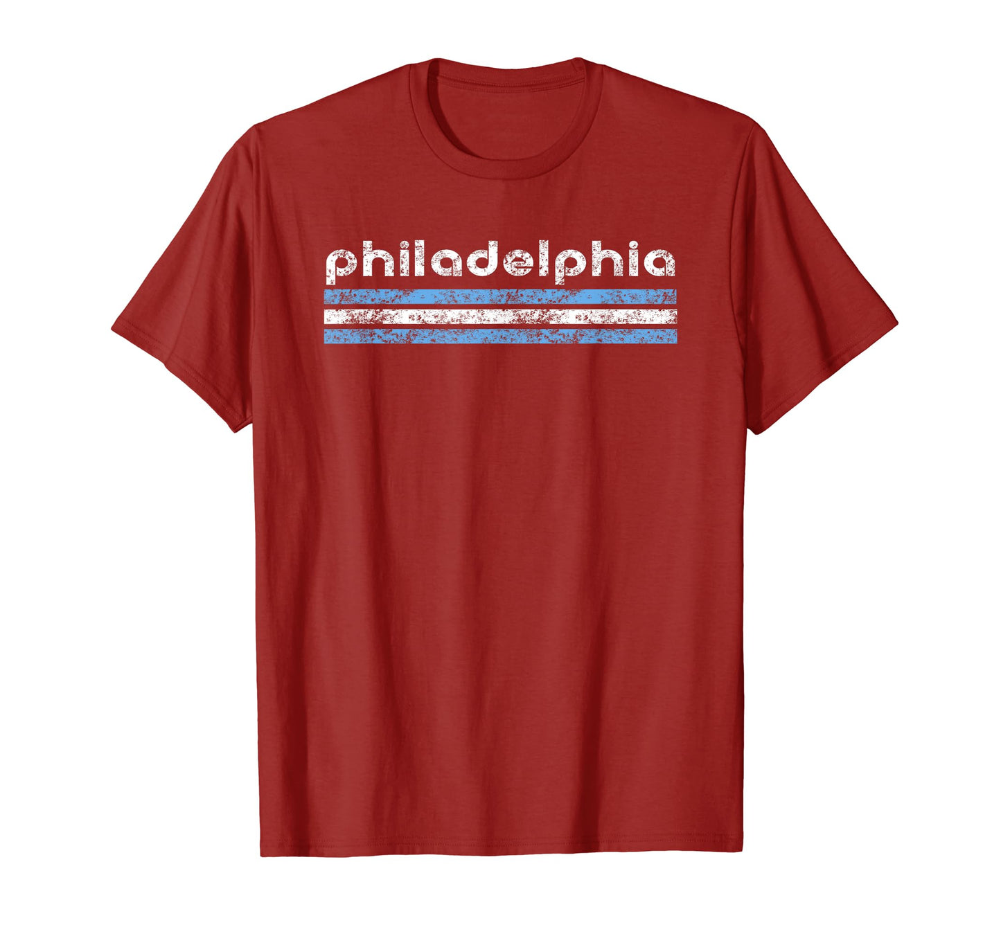 Philadelphia Pennsylvania Weathered T-Shirt - Aesthetic Graphic for Adults - T-Shirt, Sweatshirt, Hoodie