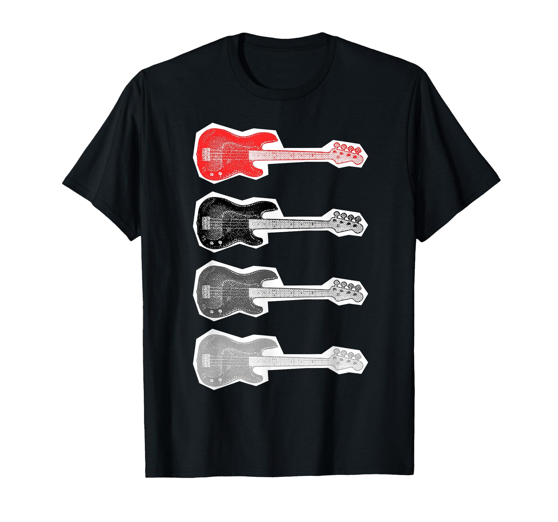 Grunge Guitar Lover Distressed Rock T-Shirt - Novelty Apparel Men Women - T-Shirt, Sweatshirt, Hoodie