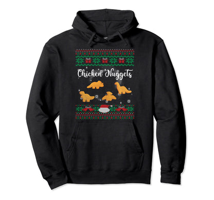Dinos Chicken Nuggets Ugly Funny Realistic Hoodie - Trendy Graphic Unisex - T-Shirt, Sweatshirt, Hoodie