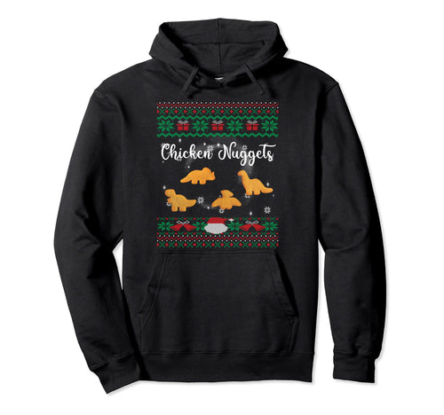 Dinos Chicken Nuggets Ugly Funny Realistic Hoodie - Trendy Graphic Unisex - T-Shirt, Sweatshirt, Hoodie