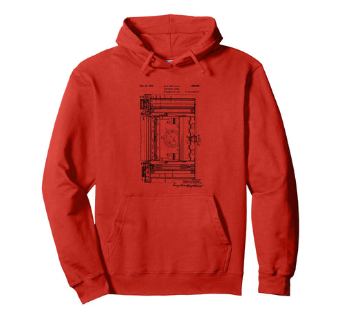 Camera Photographic Patent 1934 Hoodie - Casual Everyday Wear for Adults - T-Shirt, Sweatshirt, Hoodie