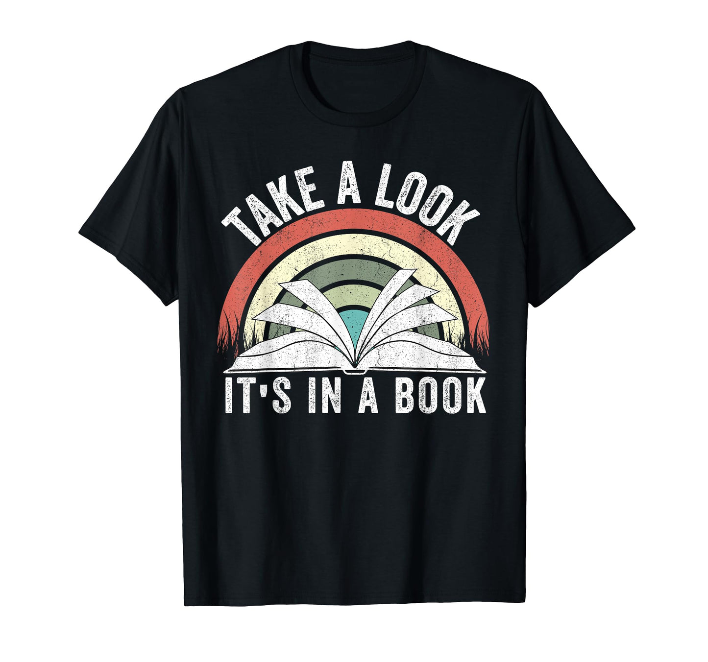 Take Its Book Lovers Rainbow T-Shirt - Unique Graphic Men Women - T-Shirt, Sweatshirt, Hoodie