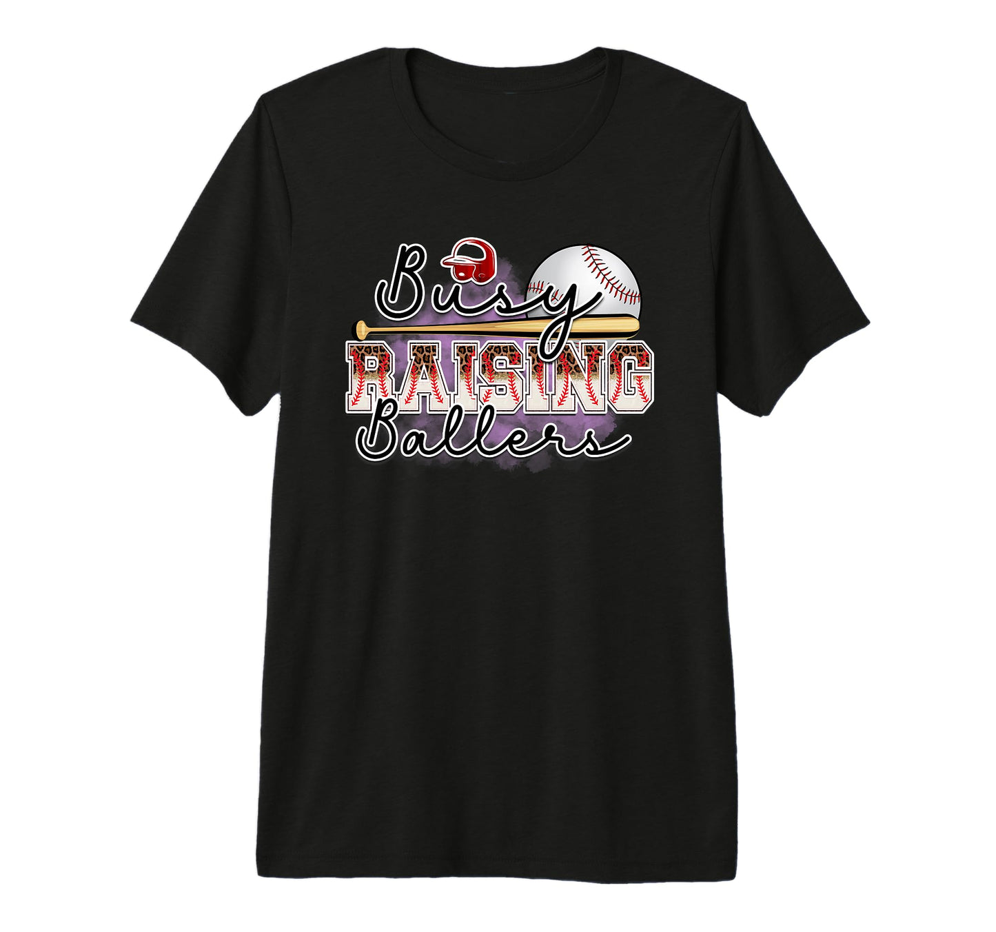 Busy Raising Ballers Is Baseball Mom Is T-Shirt - Graphic Print Men Women - T-Shirt, Sweatshirt, Hoodie