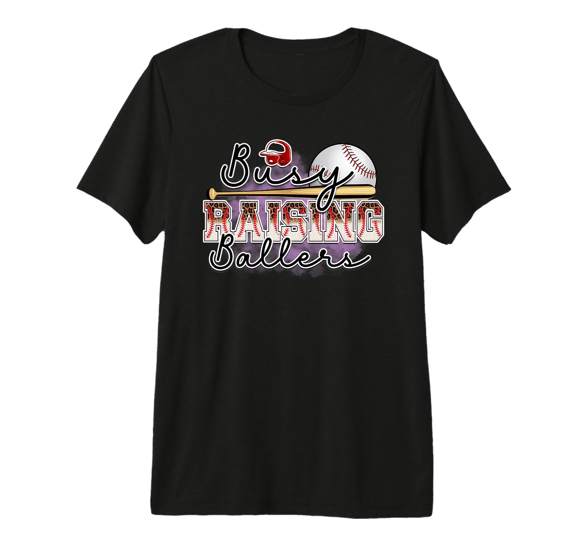 Busy Raising Ballers Is Baseball Mom Is T-Shirt - Graphic Print Men Women - T-Shirt, Sweatshirt, Hoodie