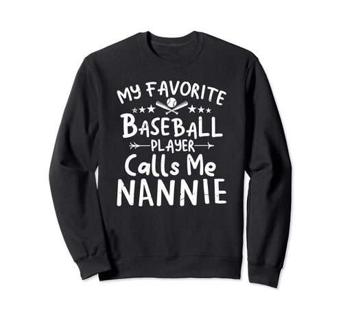 My Favorite Baseball Player Sweatshirt - Casual Everyday Wear Men Women - T-Shirt, Sweatshirt, Hoodie