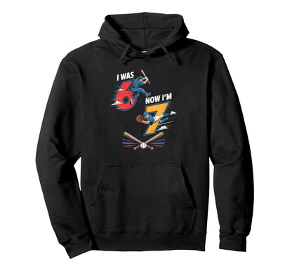 Awesome Baseball Themed Seventh Hoodie - Casual Everyday Wear Unisex - T-Shirt, Sweatshirt, Hoodie