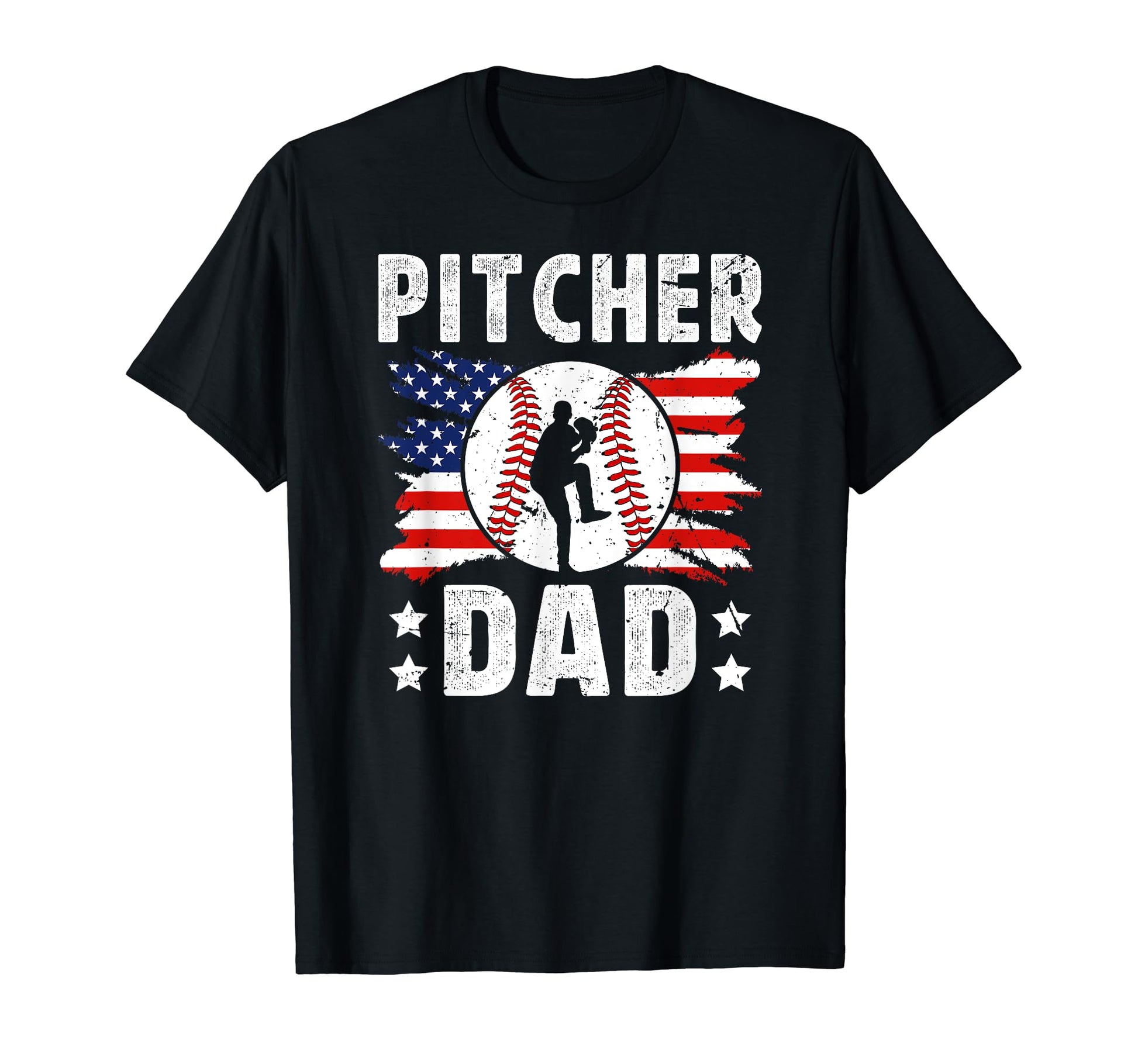 Baseball Pitcher Dad Baseball Pitcher T-Shirt - Novelty Apparel Men Women - T-Shirt, Sweatshirt, Hoodie