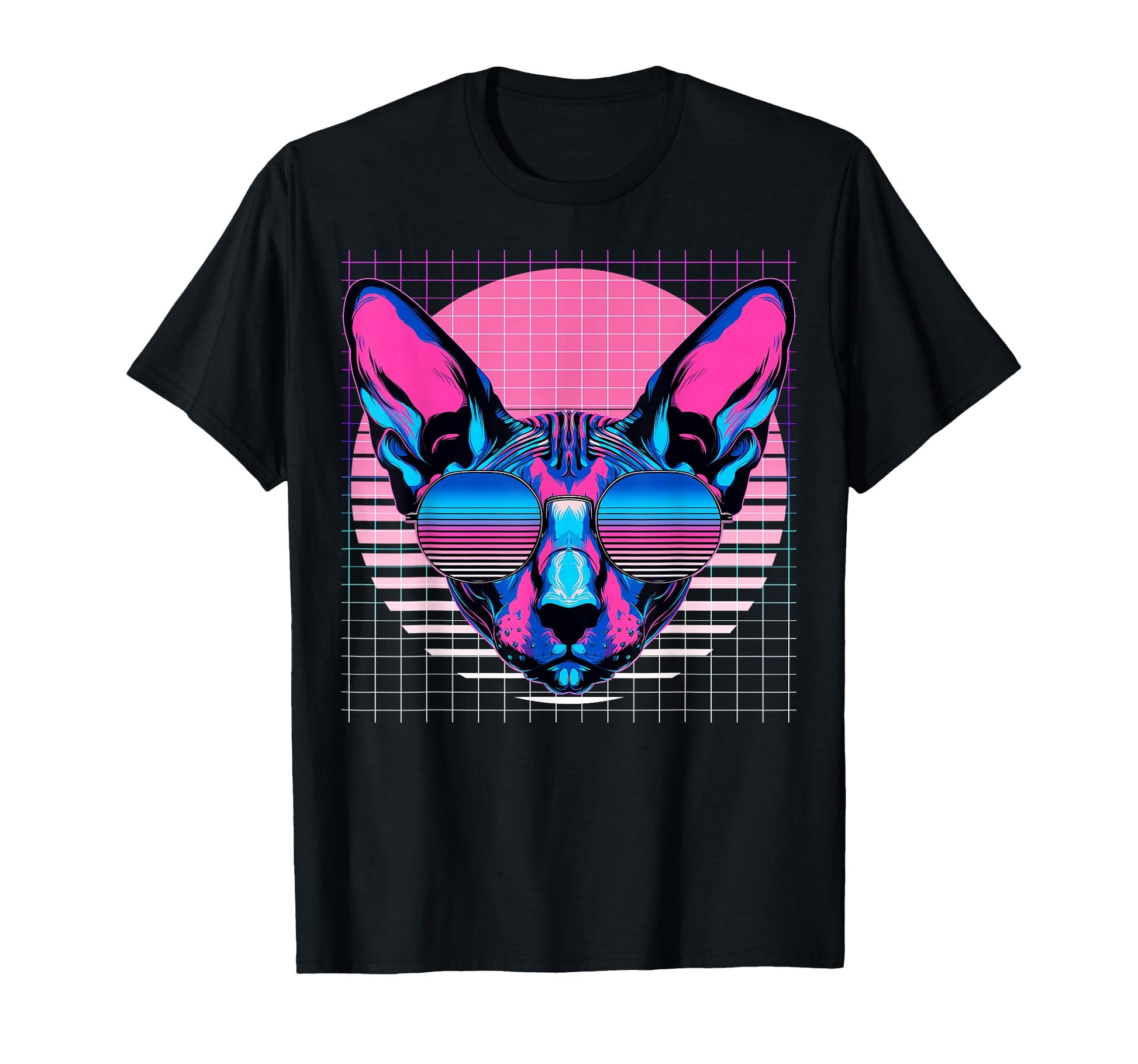 Oriental Shorthair Sunglasses Cat T-Shirt - Casual Everyday Wear Unisex - T-Shirt, Sweatshirt, Hoodie