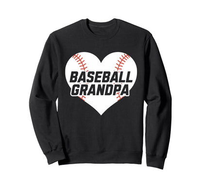 Grandfather Baseball Grandpa Sweatshirt - Fun Novelty Design Unisex - T-Shirt, Sweatshirt, Hoodie