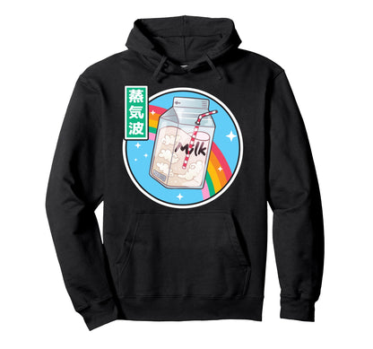 Milk Carton Rainbow Japan Otaku 80S Hoodie - Aesthetic Graphic for Adults - T-Shirt, Sweatshirt, Hoodie