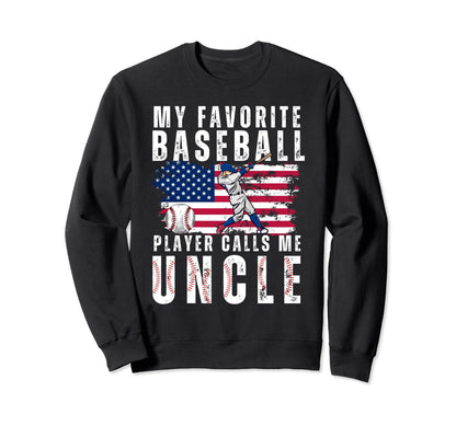My Favorite Baseball Player Calls Sweatshirt - Custom Art Print Men Women - T-Shirt, Sweatshirt, Hoodie