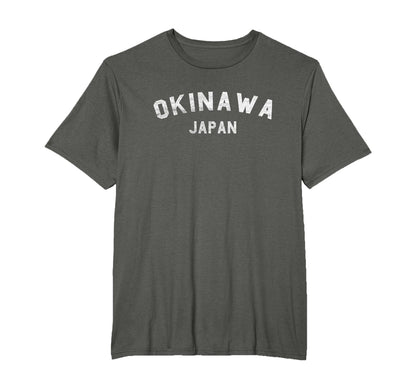 Varsity Okinawa Japan T-Shirt - Minimalist Print Men Women - T-Shirt, Sweatshirt, Hoodie