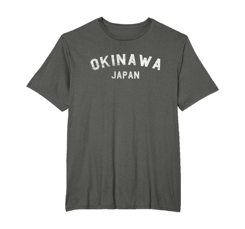 Varsity Okinawa Japan T-Shirt - Minimalist Print Men Women - T-Shirt, Sweatshirt, Hoodie
