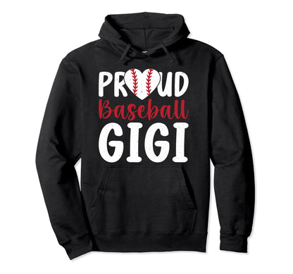 Proud Baseball Gigi Grandma Gigi Hoodie - Aesthetic Graphic for Adults - T-Shirt, Sweatshirt, Hoodie