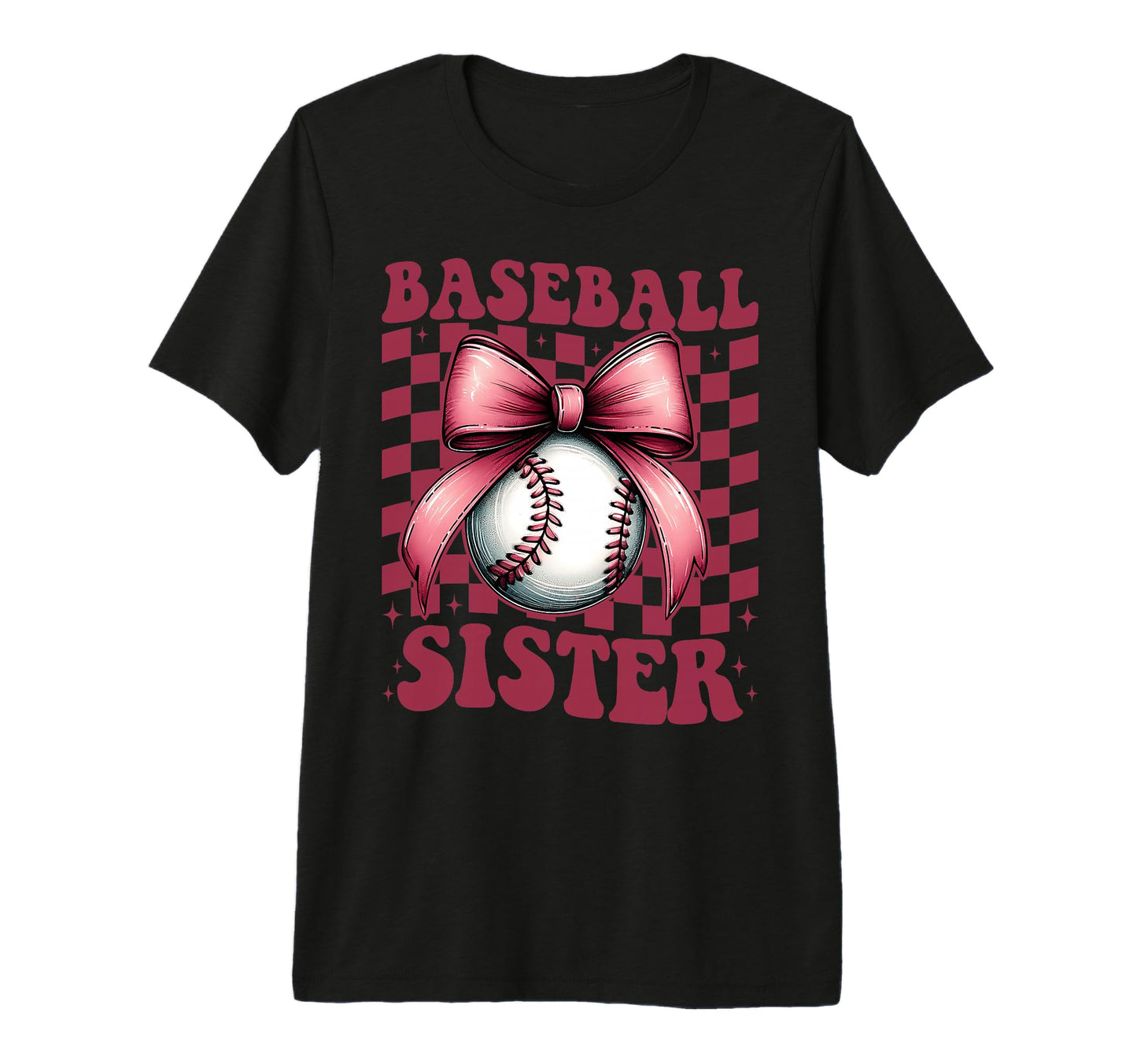 Baseball Sister Baseball Coquette T-Shirt - Streetwear Style for Adults - T-Shirt, Sweatshirt, Hoodie