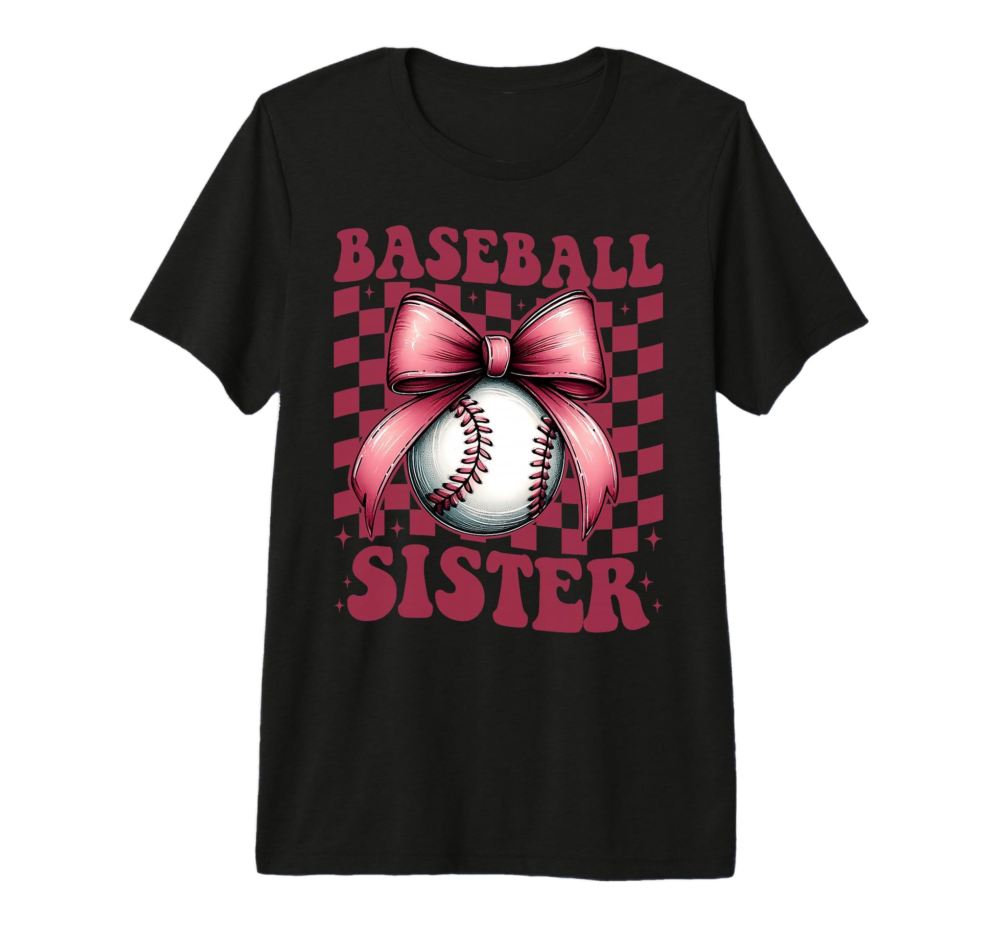 Baseball Sister Baseball Coquette T-Shirt - Streetwear Style for Adults - T-Shirt, Sweatshirt, Hoodie