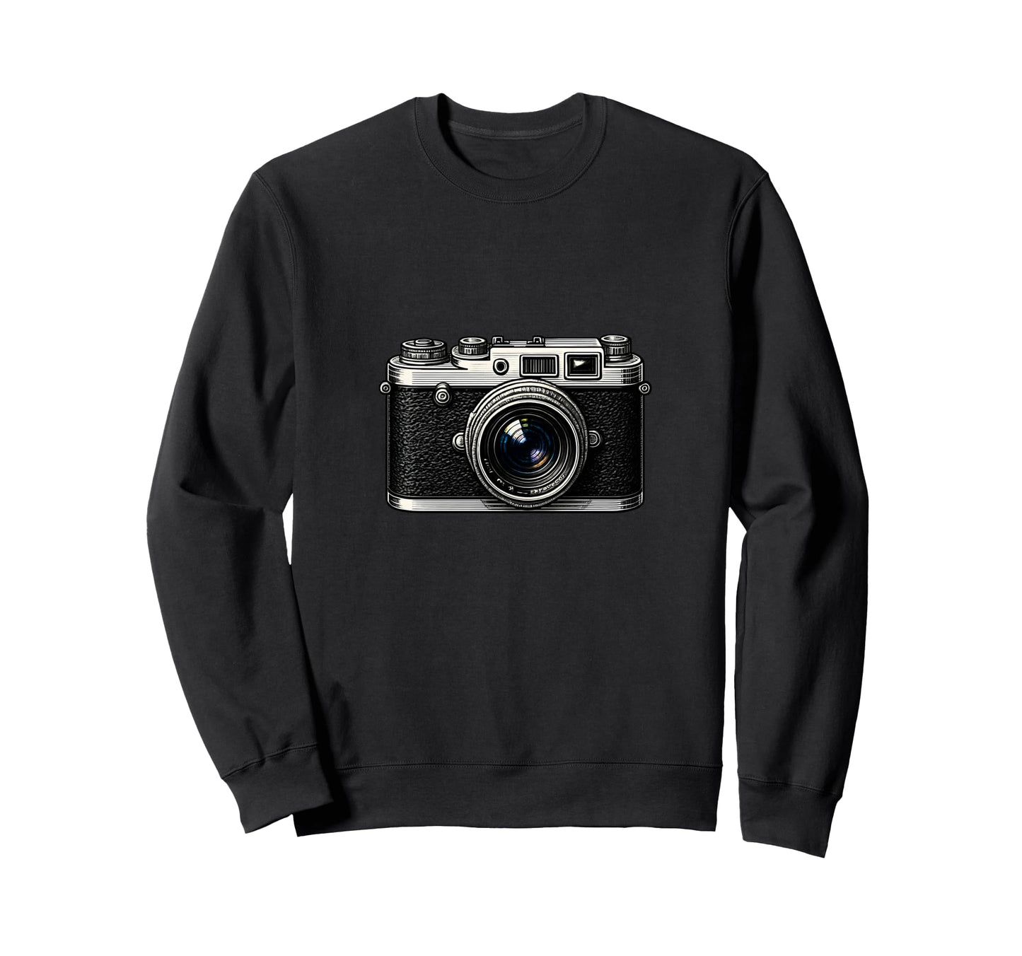 Rangefinder Camera Analog Film Art Sweatshirt - Custom Art Print Men Women - T-Shirt, Sweatshirt, Hoodie