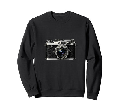 Rangefinder Camera Analog Film Art Sweatshirt - Custom Art Print Men Women - T-Shirt, Sweatshirt, Hoodie