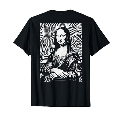 Mona Lisa Art Y2K Back Streetwear T-Shirt - Novelty Apparel Unisex - T-Shirt, Sweatshirt, Hoodie